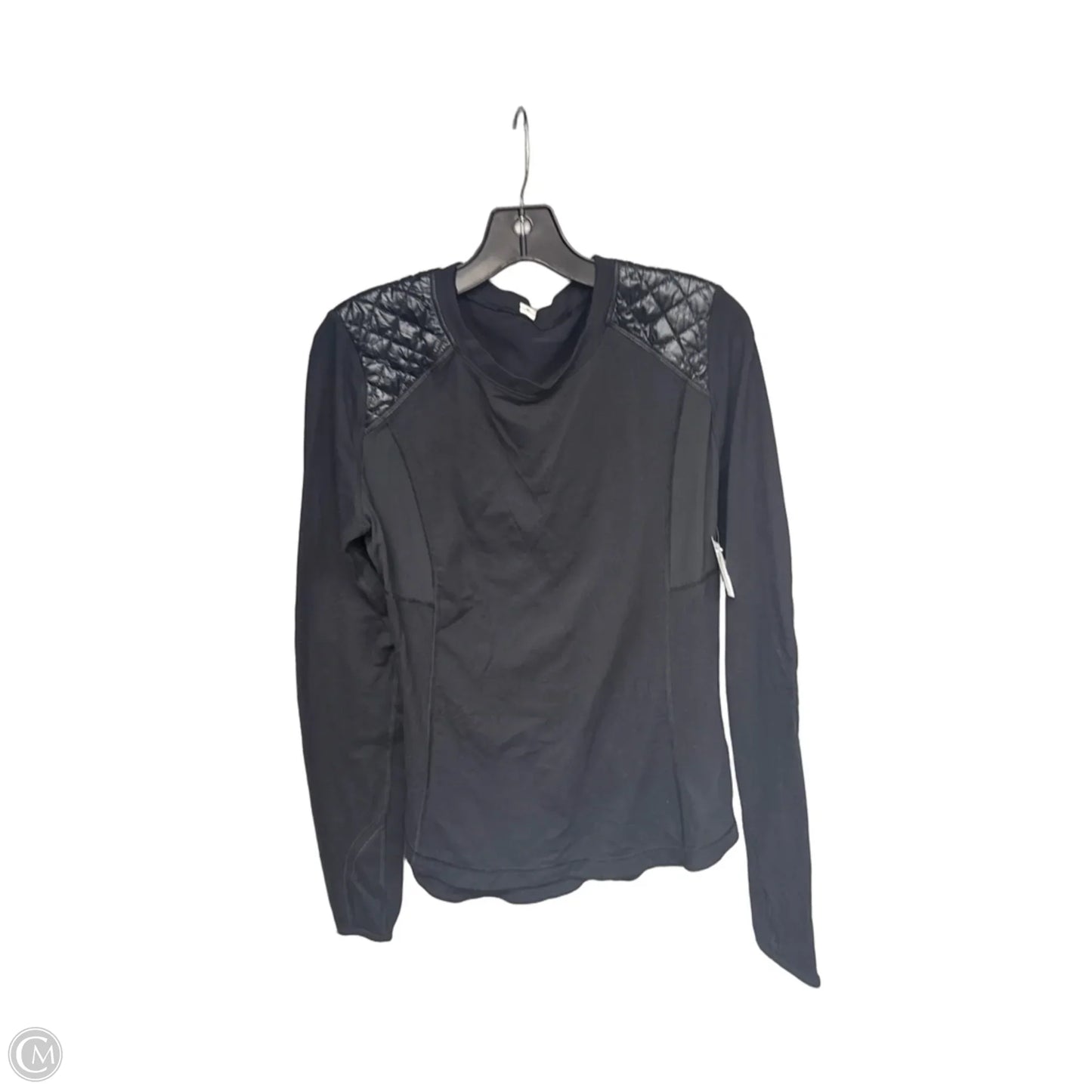 Athletic Top Long Sleeve Crewneck By Lululemon In Black, Size: 10