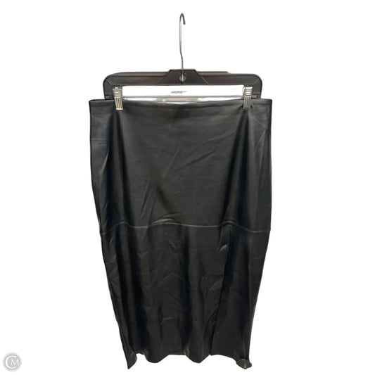Skirt Midi By Z Supply In Black, Size: L