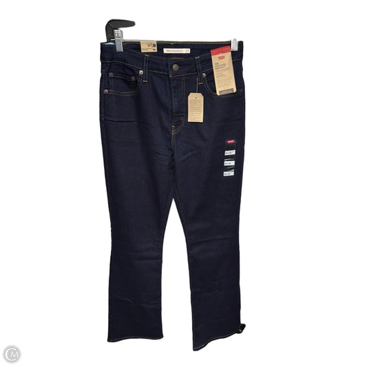 Jeans Boot Cut By Levis In Blue Denim, Size: 8