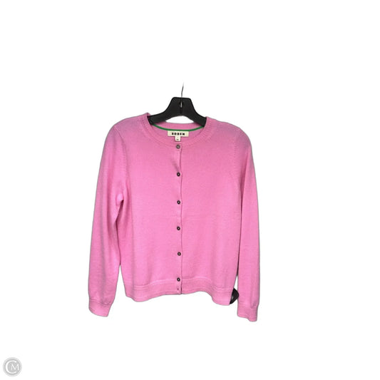 Sweater Cardigan Cashmere By Boden In Pink, Size: S