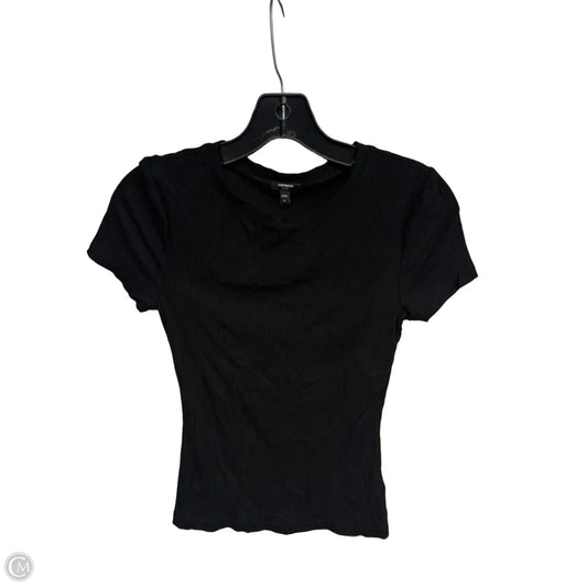 Top Short Sleeve By Express In Black, Size: Xs