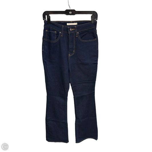 Jeans Boot Cut By Levis In Blue Denim, Size: 28