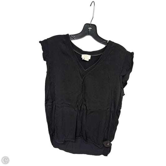 Top Sleeveless Designer By Kate Spade In Black, Size: M