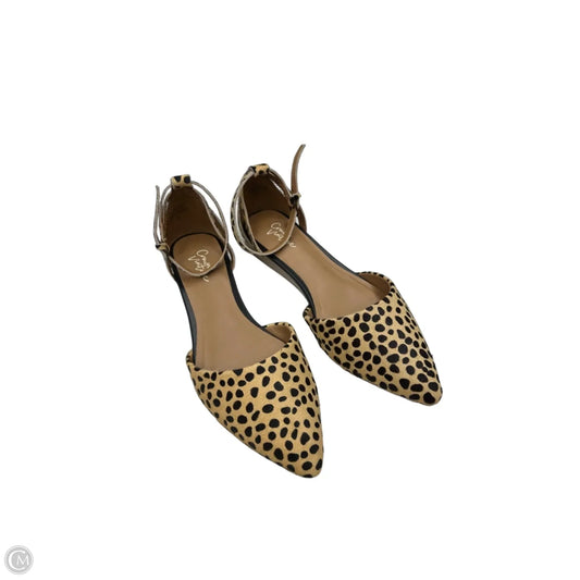 Shoes Flats By Crown Vintage In Animal Print, Size: 7