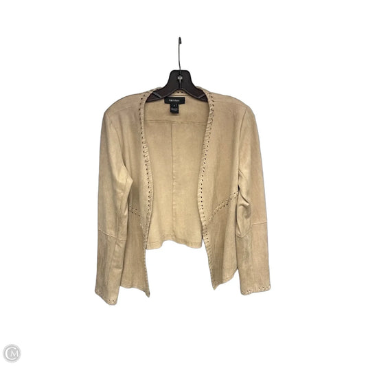 Cardigan By Karen Kane In Tan, Size: S