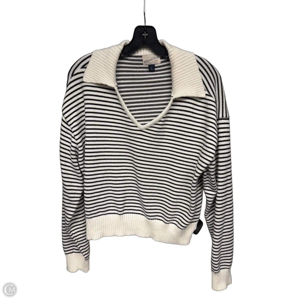 Sweater By Universal Thread In Black & White, Size: Xl