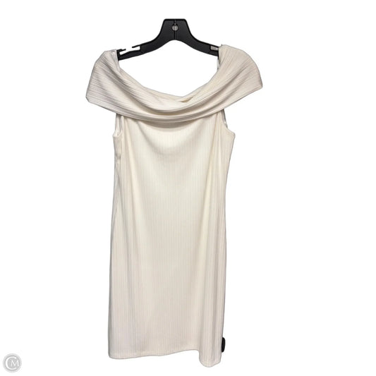 Dress Casual Midi By Tommy Hilfiger In White, Size: 8