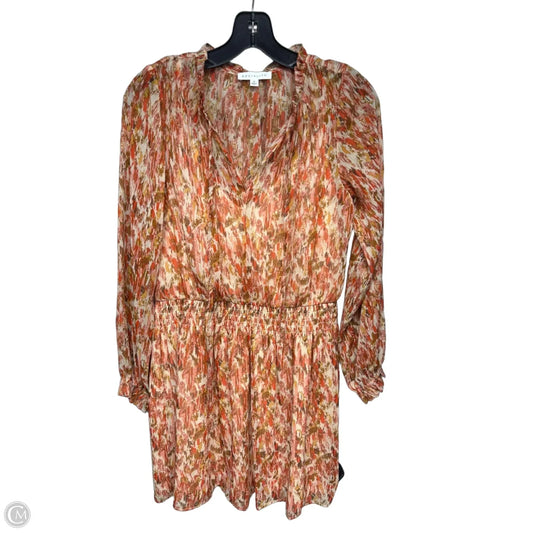 Dress Casual Midi By Socialite In Orange & Pink, Size: M