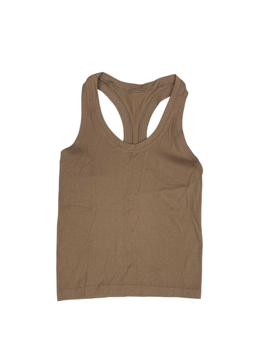 Athletic Tank Top By Clothes Mentor In Brown