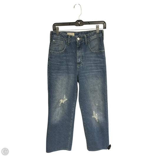 Jeans Straight By Pilcro In Blue Denim, Size: 26