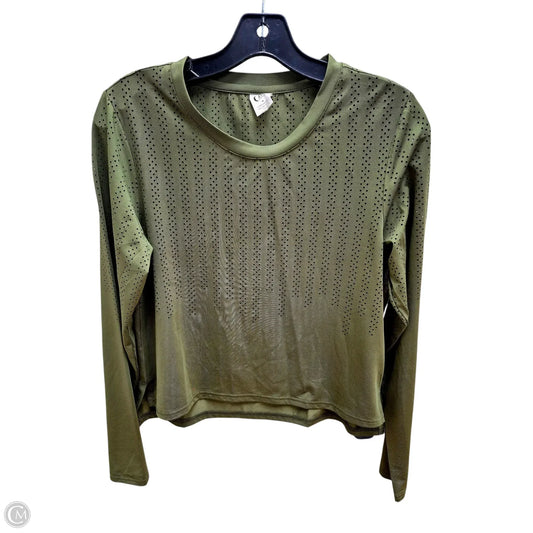 Athletic Top Long Sleeve Crewneck By Zyia In Green, Size: M
