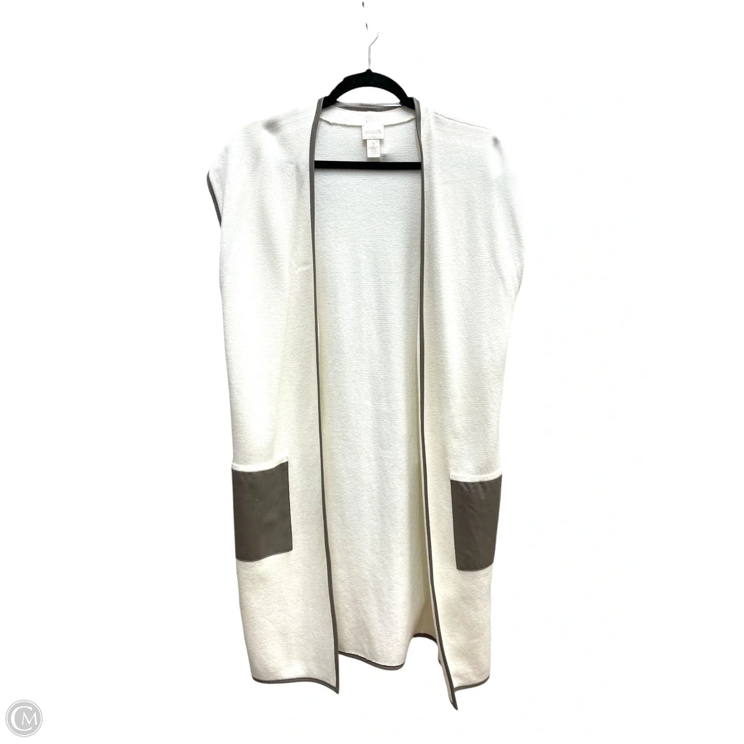 Vest Other By Chicos In White, Size: L