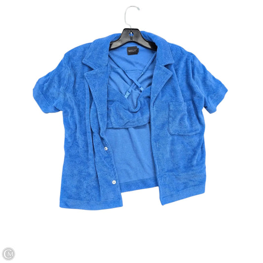 Top Short Sleeve By Clothes Mentor In Blue, Size: S