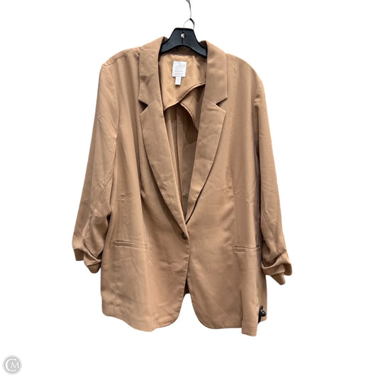Blazer By Lc Lauren Conrad In Brown, Size: 2x