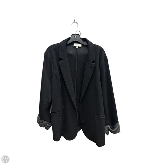 Blazer By Skies Are Blue In Black, Size: 2x