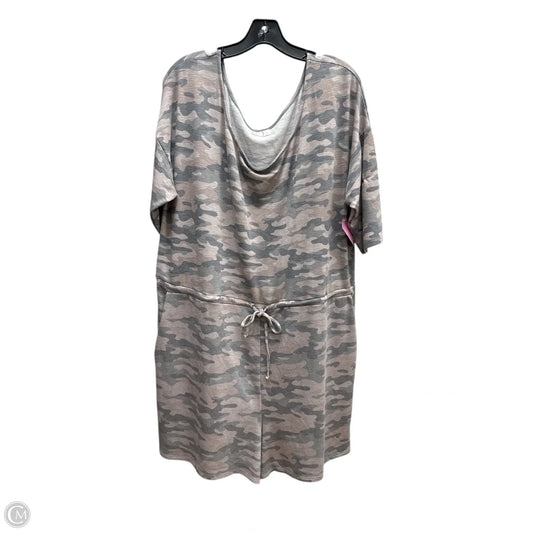 Romper By Maurices In Grey & Pink, Size: Xl