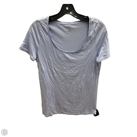 Top Short Sleeve Basic By Loft In Purple, Size: M