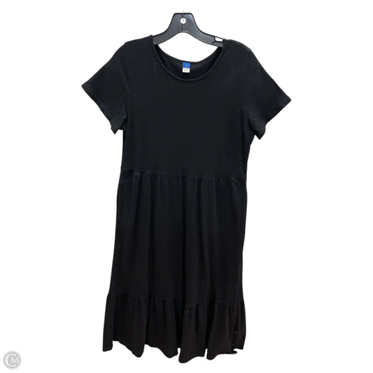 Dress Casual Maxi By Old Navy In Black, Size: M