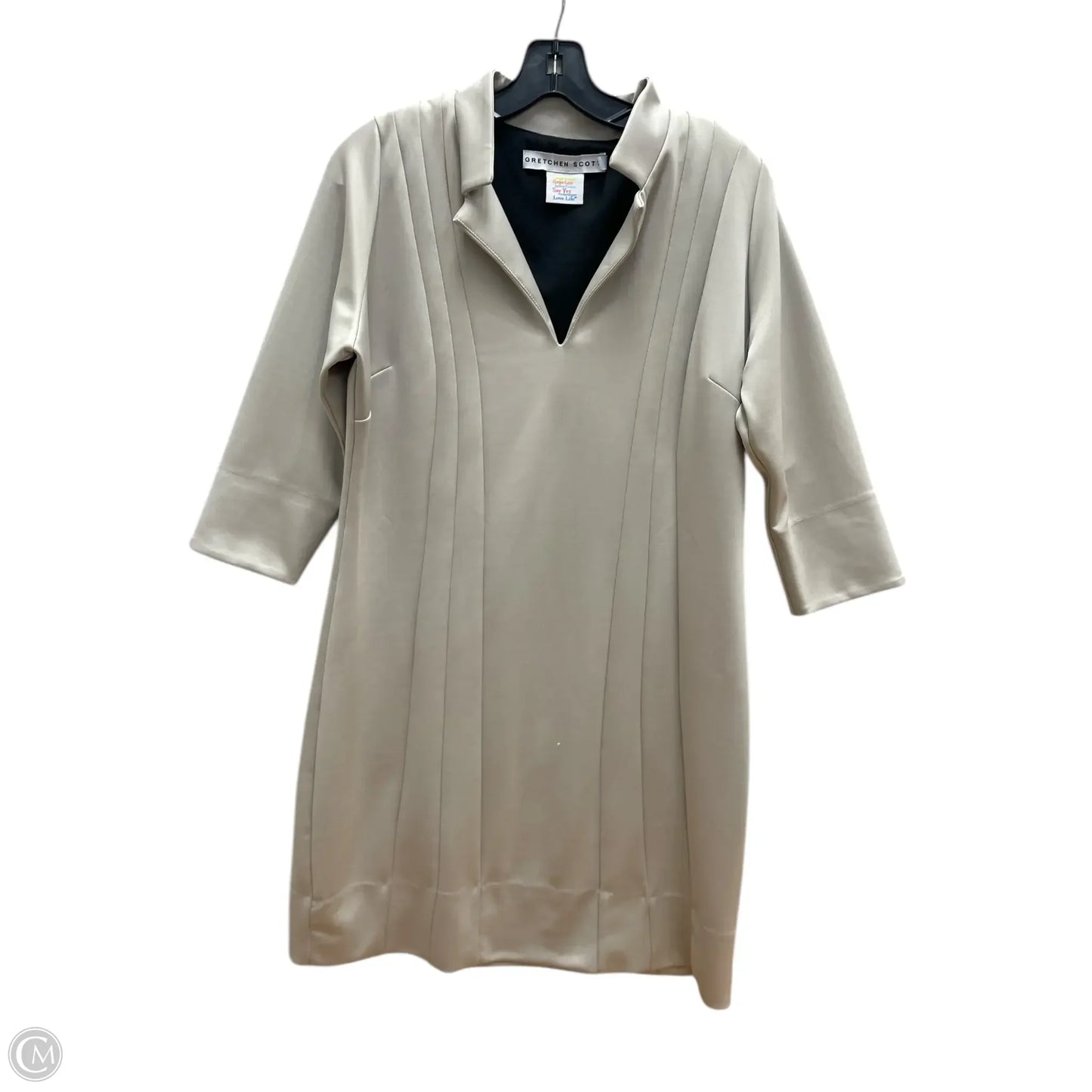 Dress Casual Midi By Gretchen Scott In Grey, Size: L