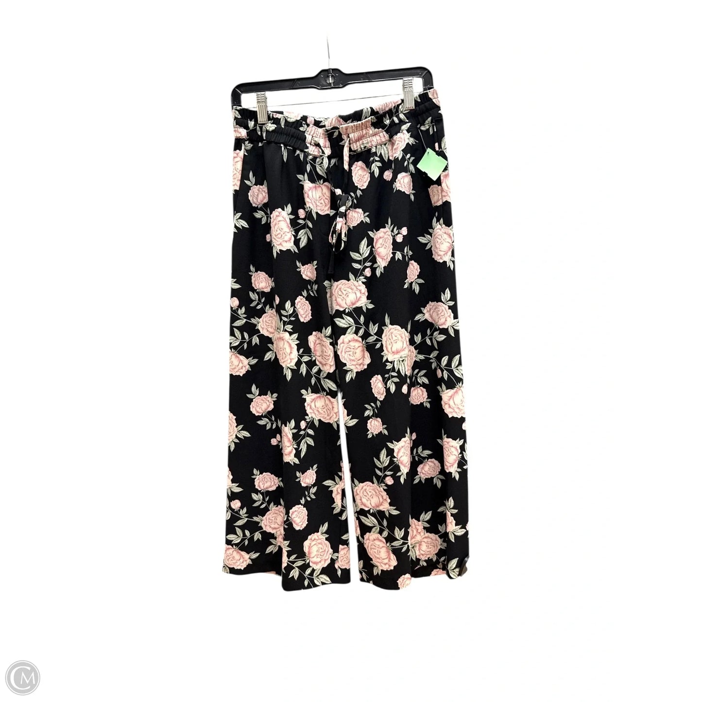 Pants Wide Leg By Kensie In Black & Pink, Size: M