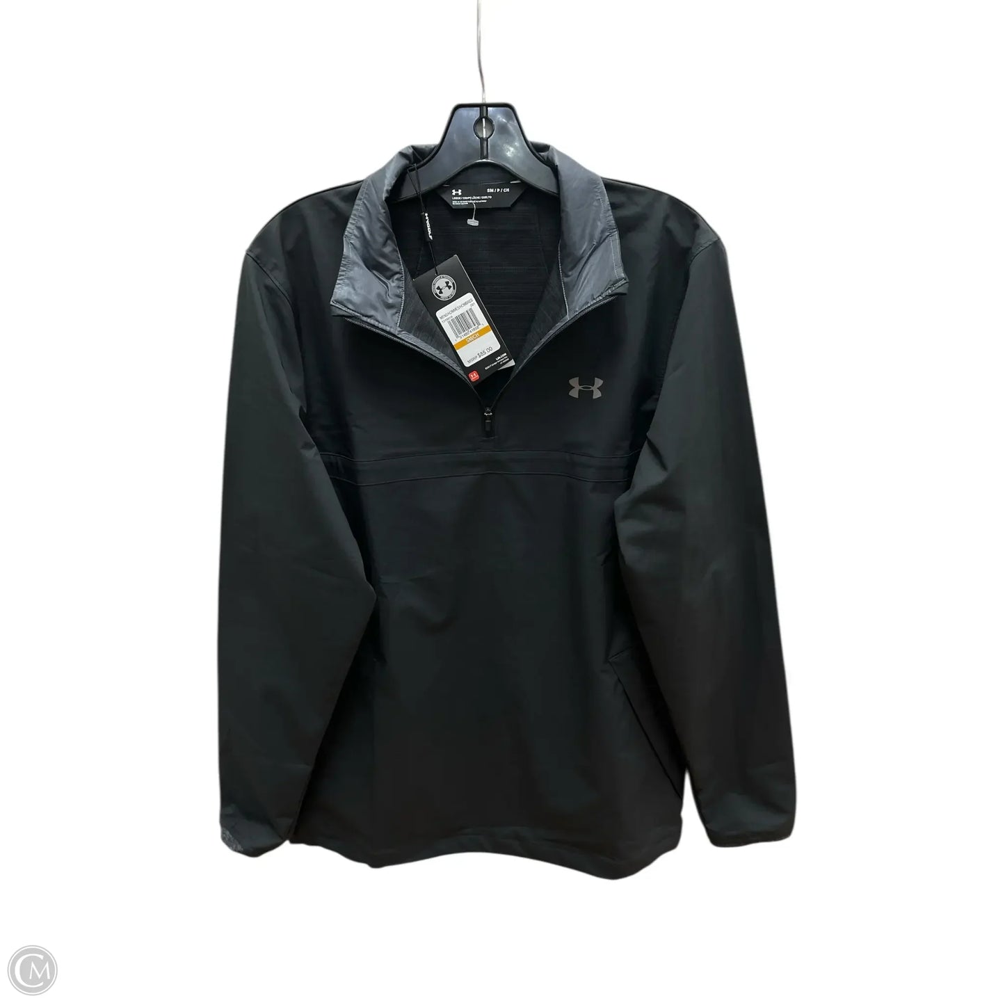 Athletic Jacket By Under Armour In Black, Size: S