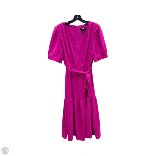 Dress Party Long By Dkny In Pink, Size: 14