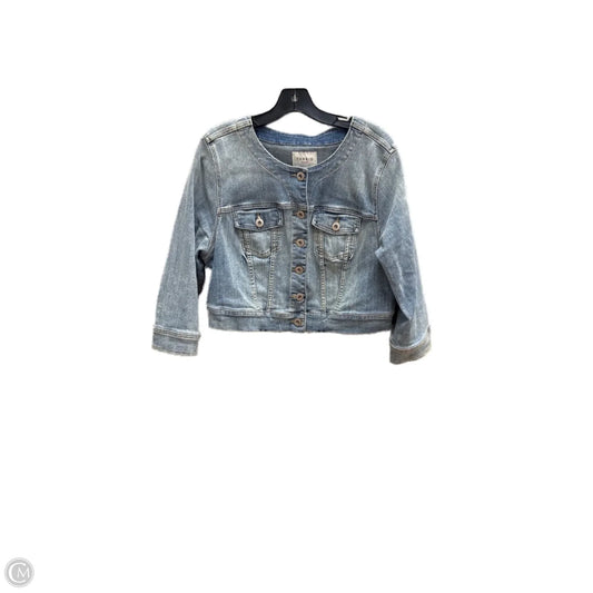 Jacket Denim By Torrid In Blue Denim, Size: 1x