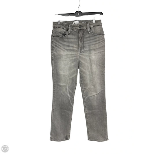 Jeans Straight By Good American In Grey Denim, Size: 6