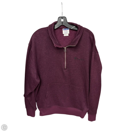 Athletic Sweatshirt Crewneck By Champion In Purple, Size: Xl