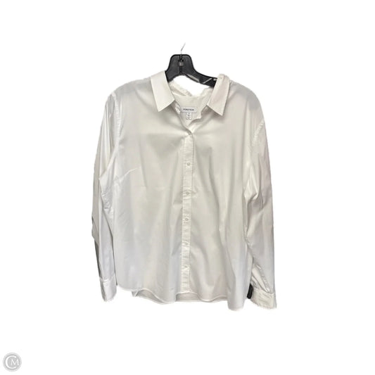 Top Long Sleeve By Nordstrom In White, Size: 1x