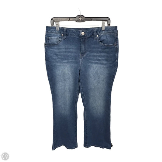 Jeans Boot Cut By 1822 Denim In Blue Denim, Size: 14