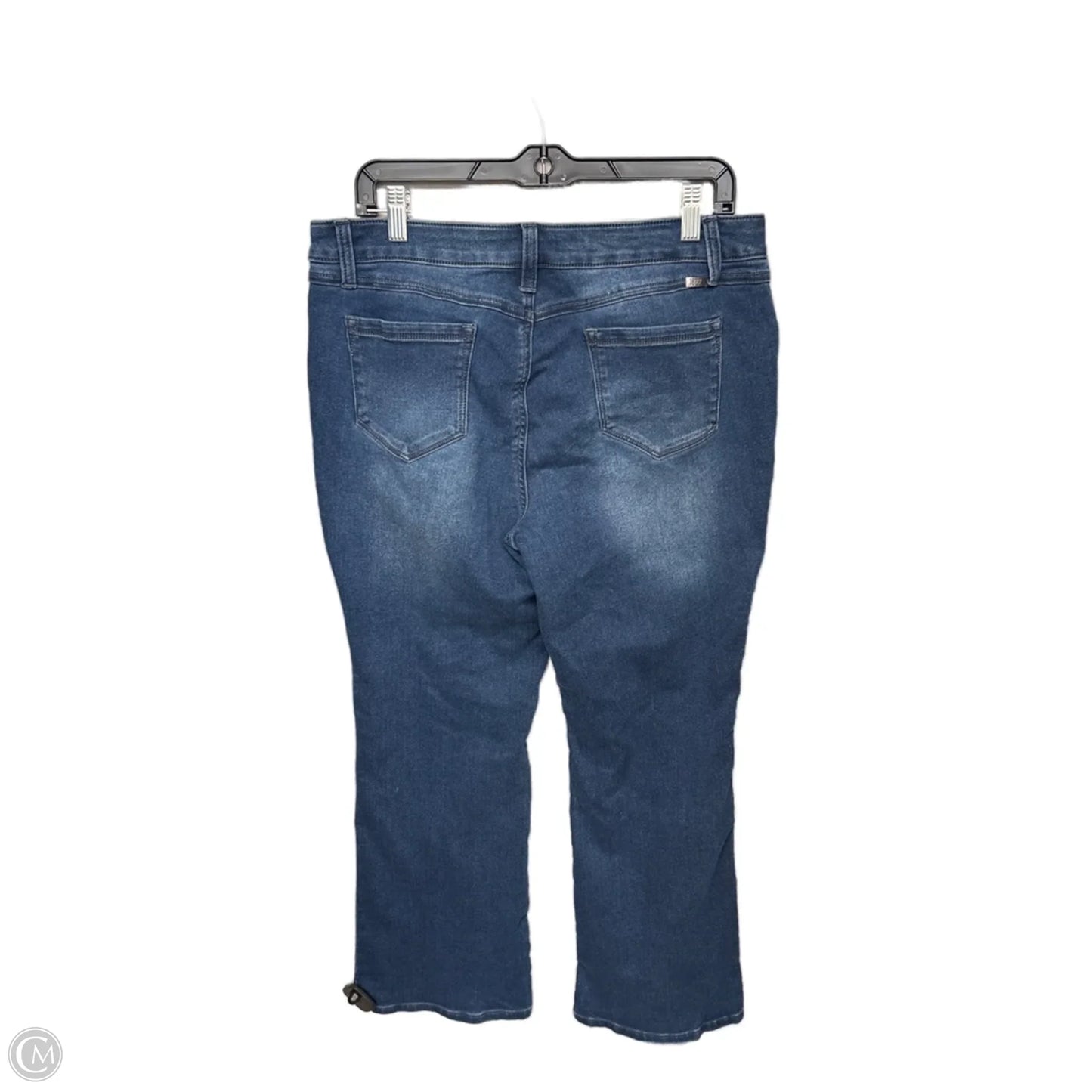Jeans Boot Cut By 1822 Denim In Blue Denim, Size: 14