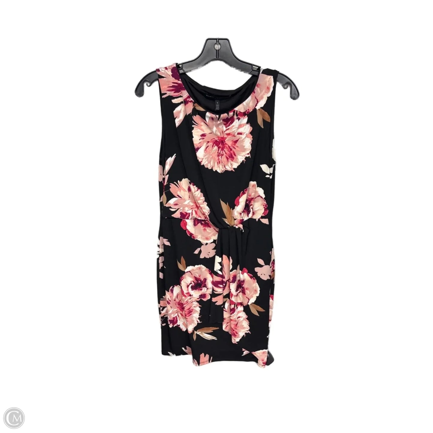Dress Casual Midi By White House Black Market In Black & Pink, Size: S