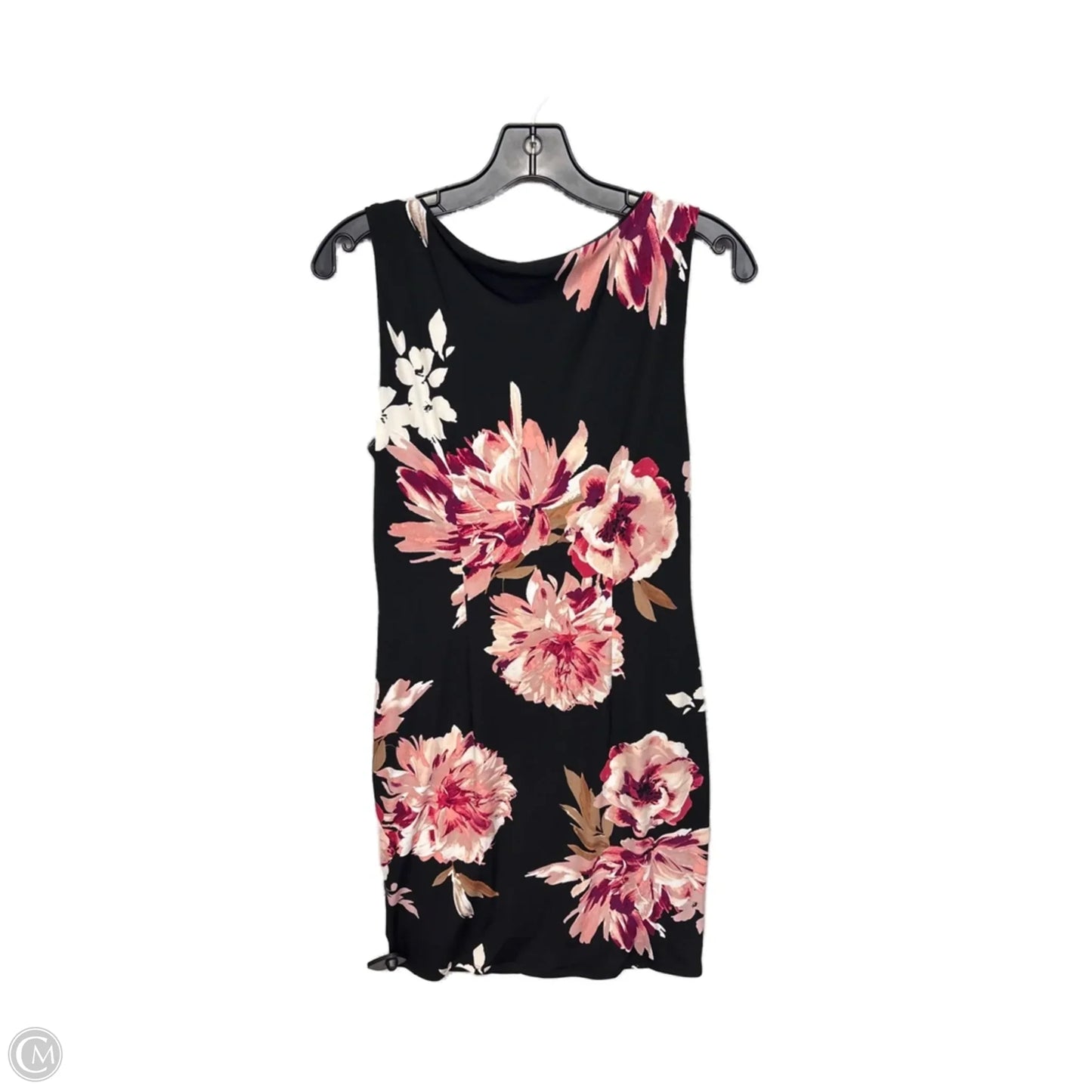 Dress Casual Midi By White House Black Market In Black & Pink, Size: S