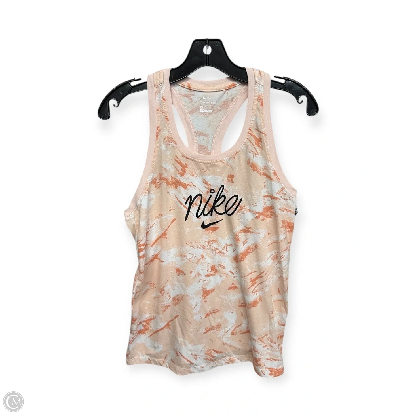 Athletic Tank Top By Nike Apparel In Orange, Size: S