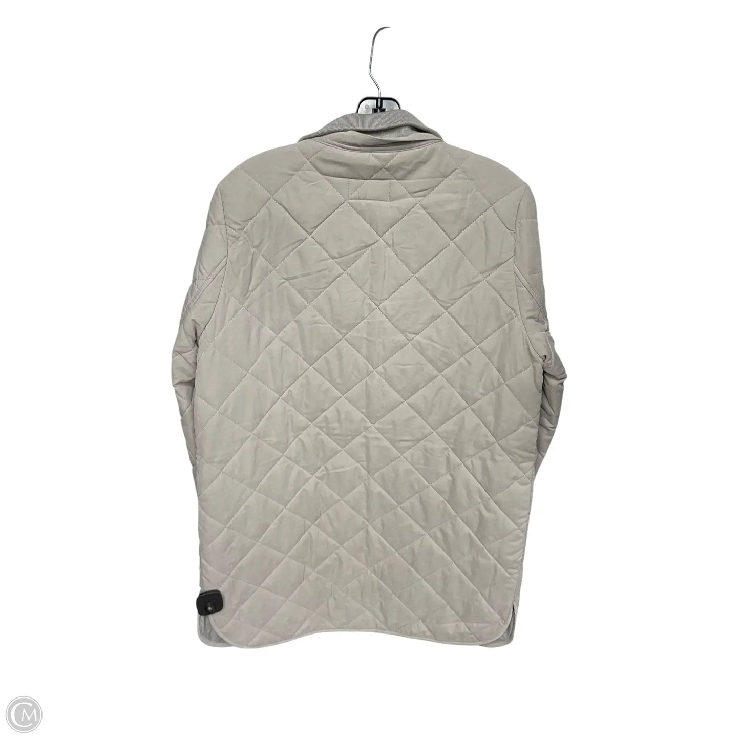 Jacket Puffer & Quilted By Dkny In Grey, Size: S