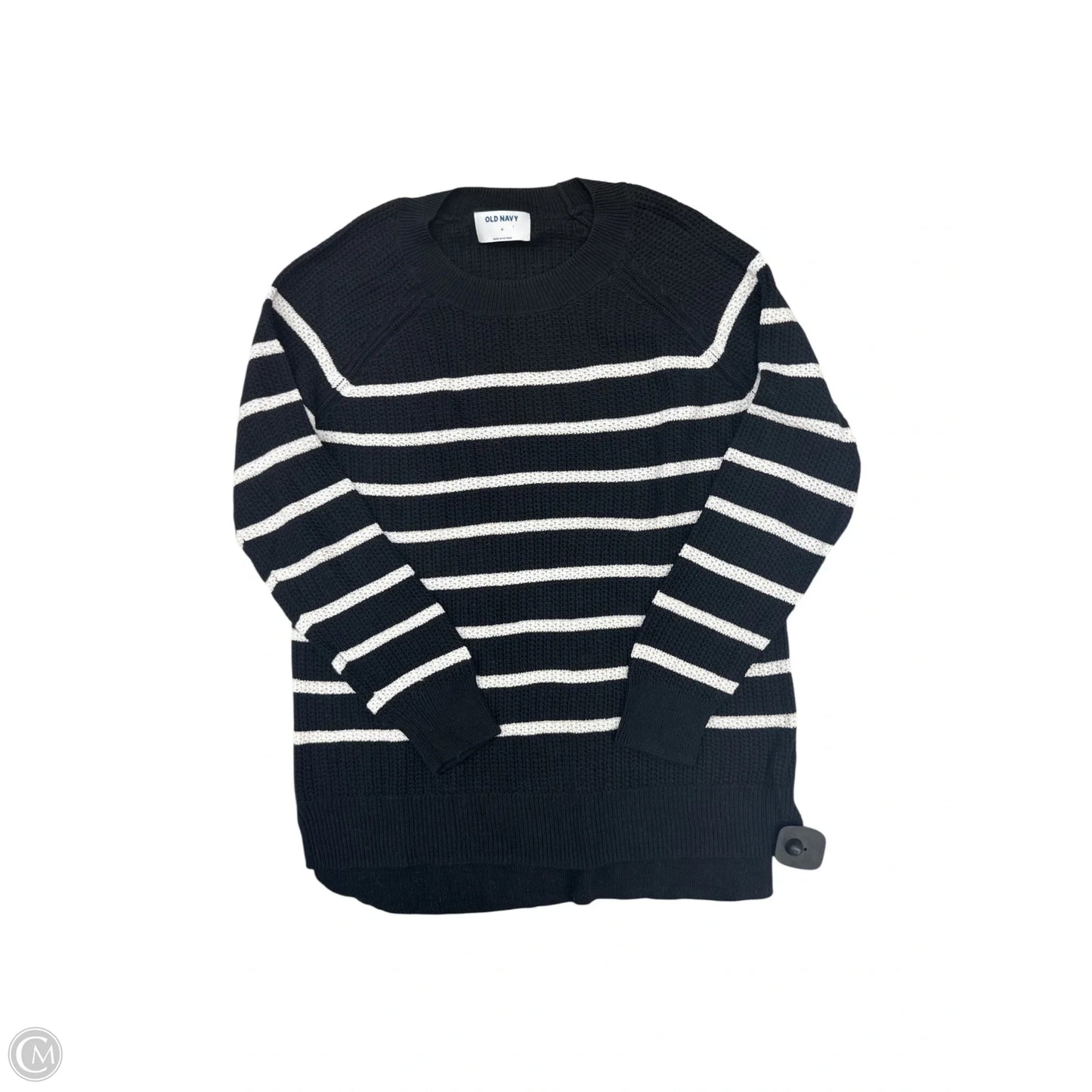 Sweater By Old Navy In Black & White, Size: M