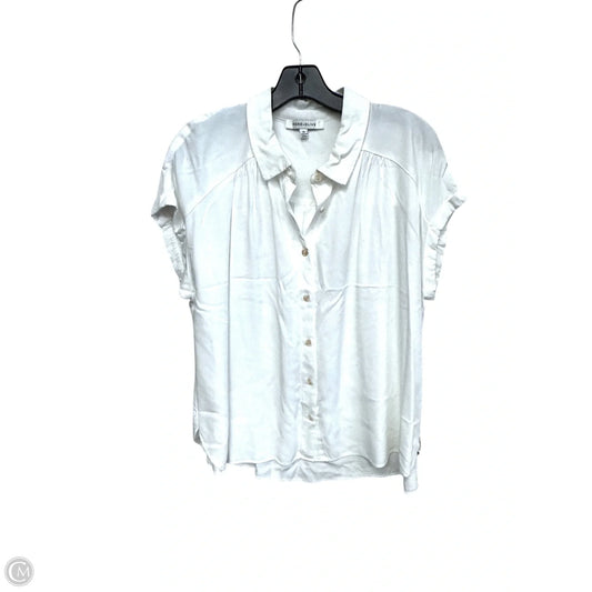 Top Short Sleeve By Rose And Olive In White, Size: Xl