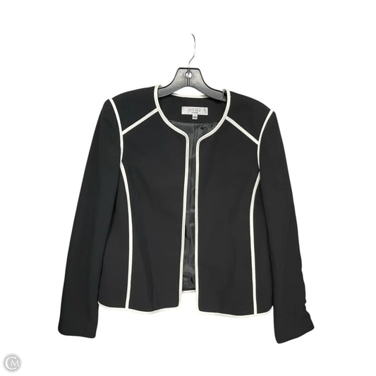Blazer By Kasper In Black & White, Size: 12