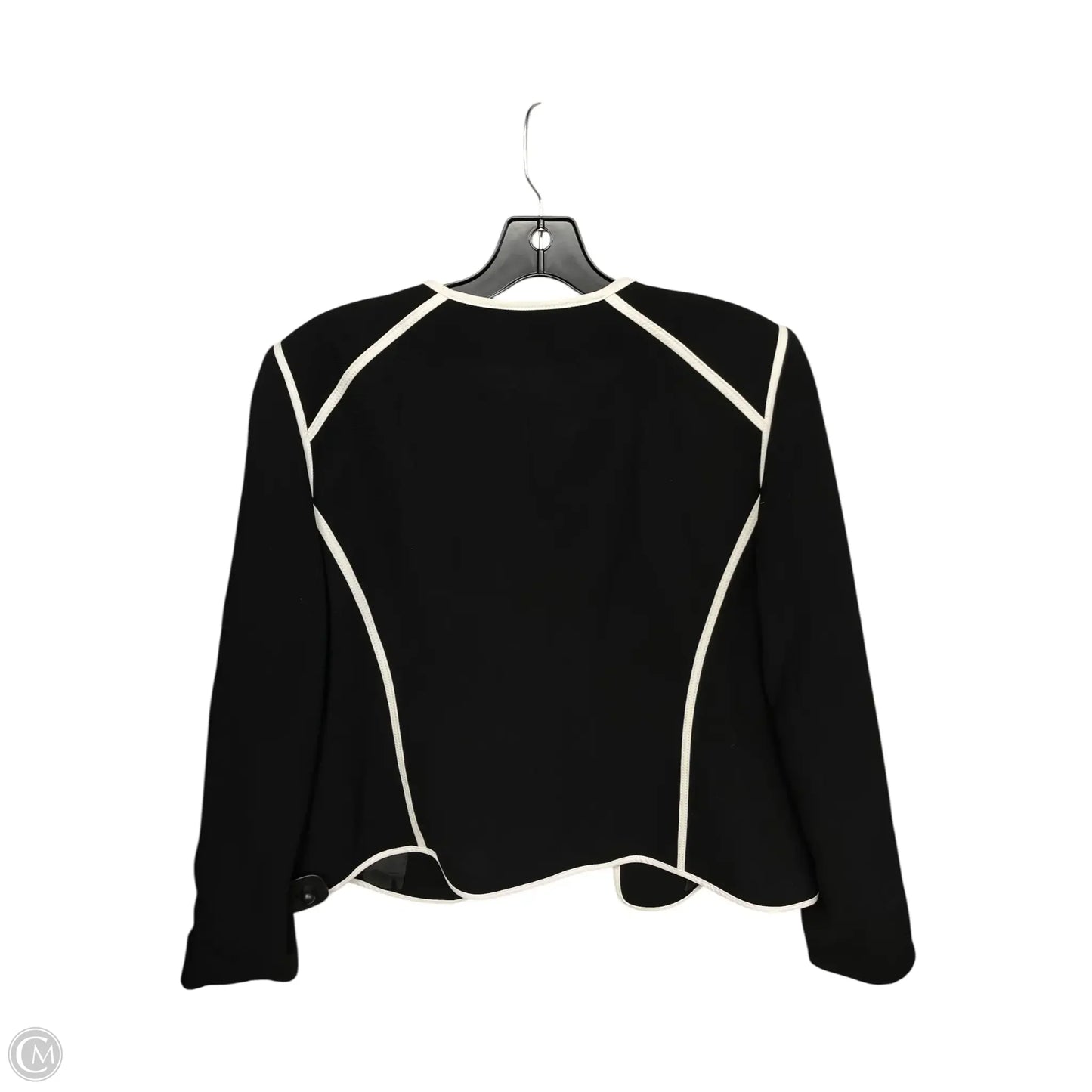 Blazer By Kasper In Black & White, Size: 12