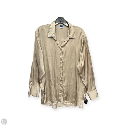 Top Long Sleeve By Old Navy In Bronze, Size: L