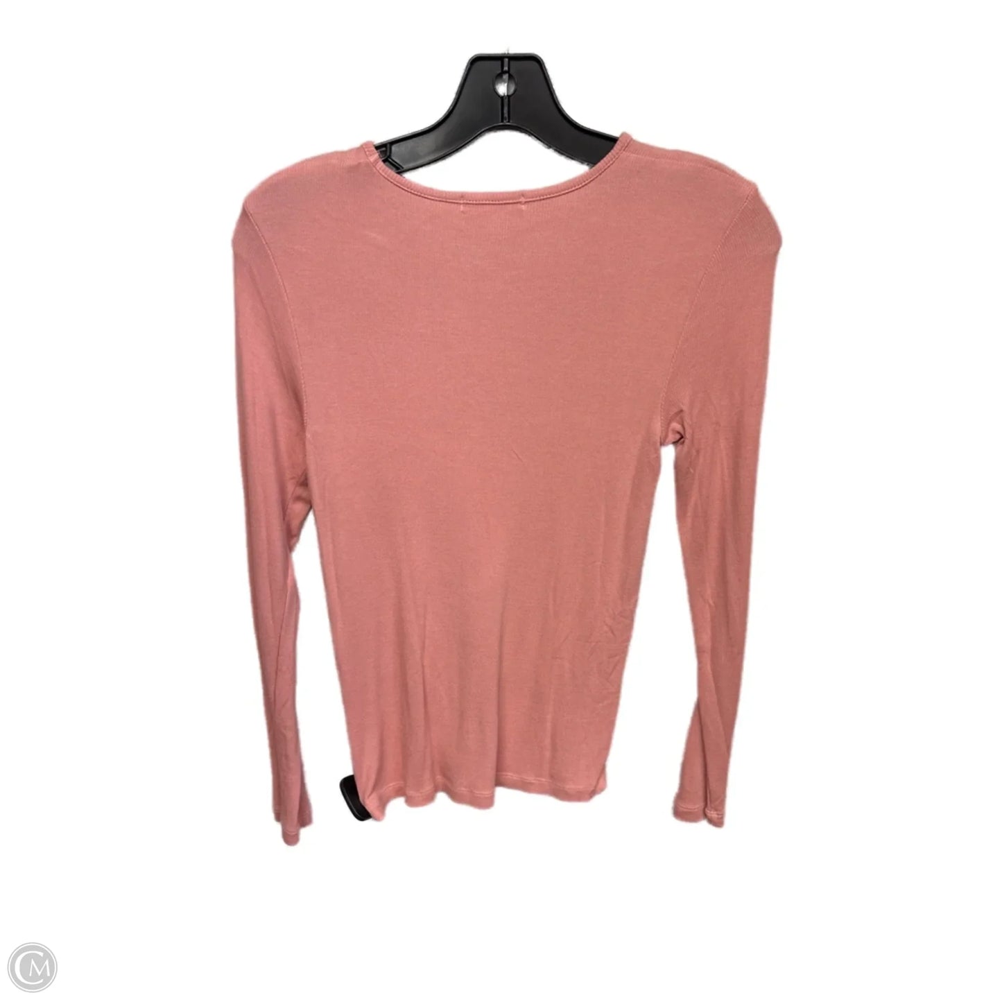 Top Long Sleeve By Marine Layer In Coral, Size: S