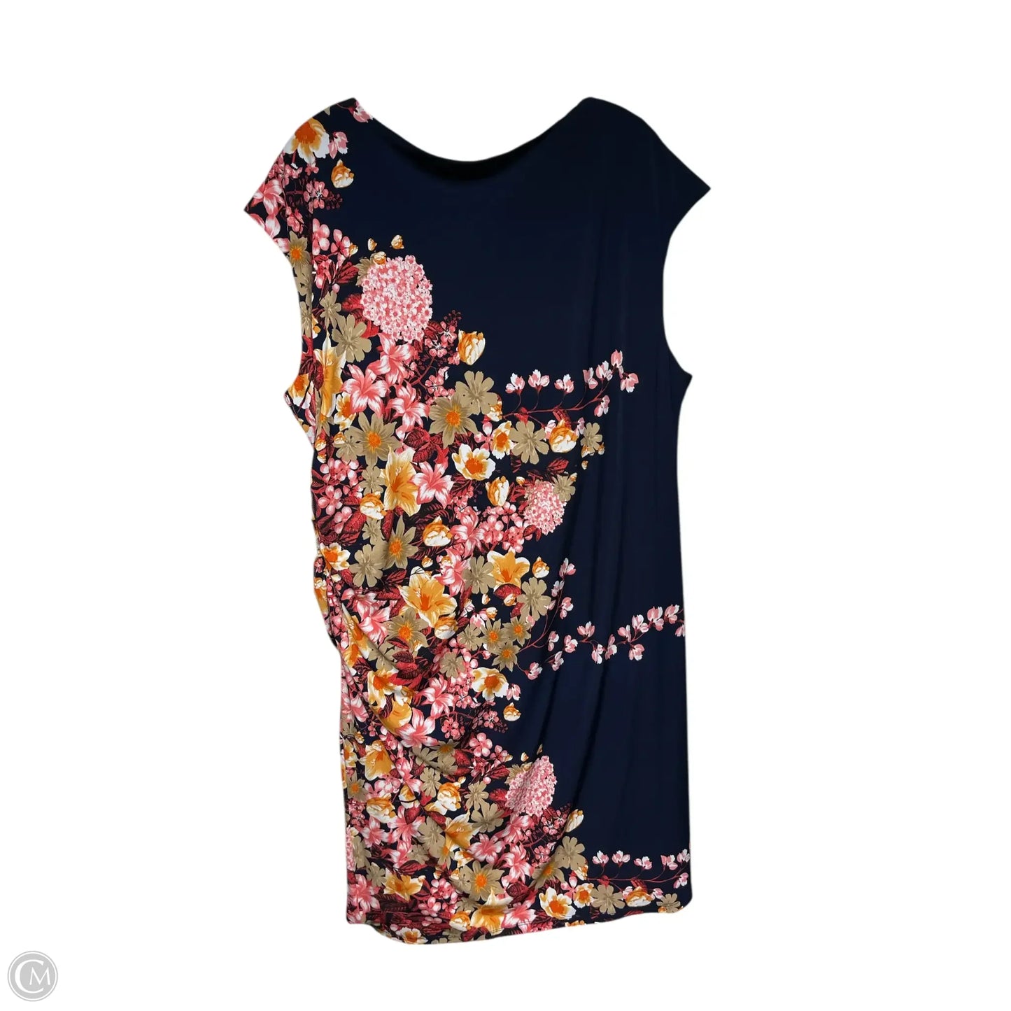 Dress Party Midi By Coldwater Creek In Navy, Size: 2x