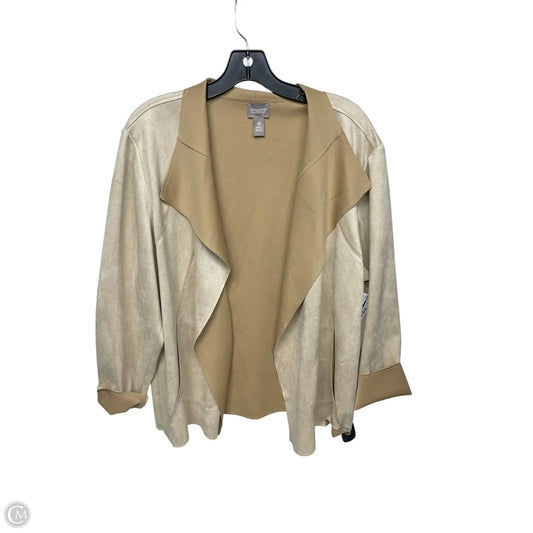 Cardigan By Chicos In Cream, Size: 2x