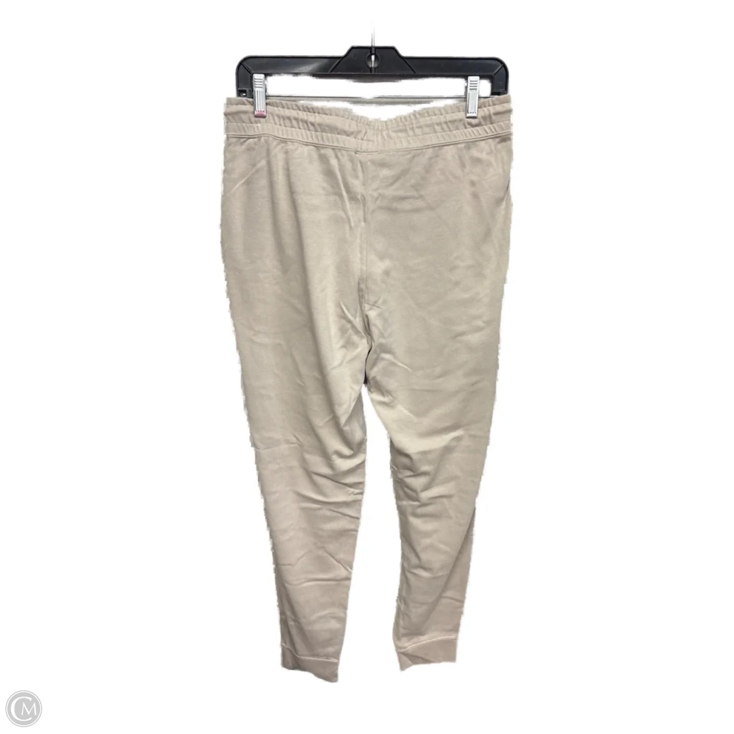 Athletic Pants By Nike Apparel In Cream, Size: M