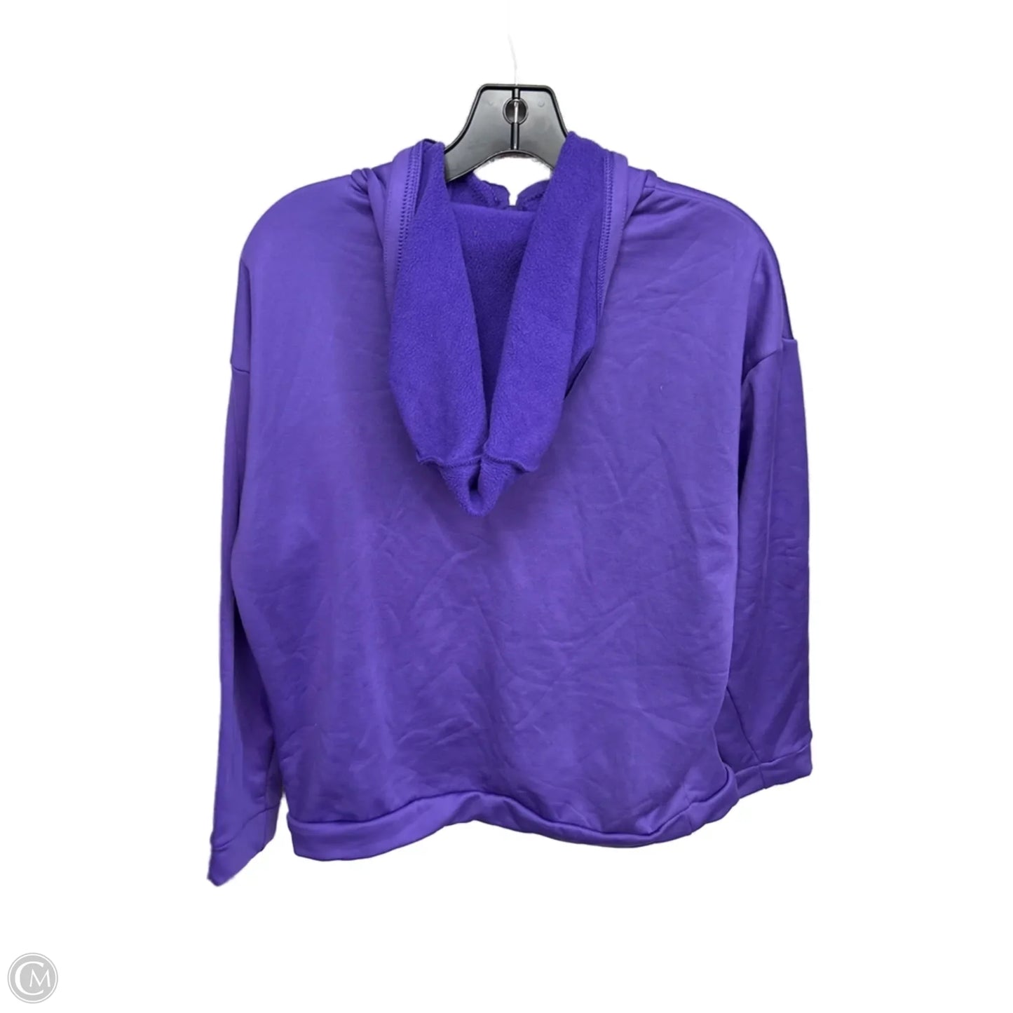 Athletic Sweatshirt Hoodie By Nike Apparel In Purple, Size: L