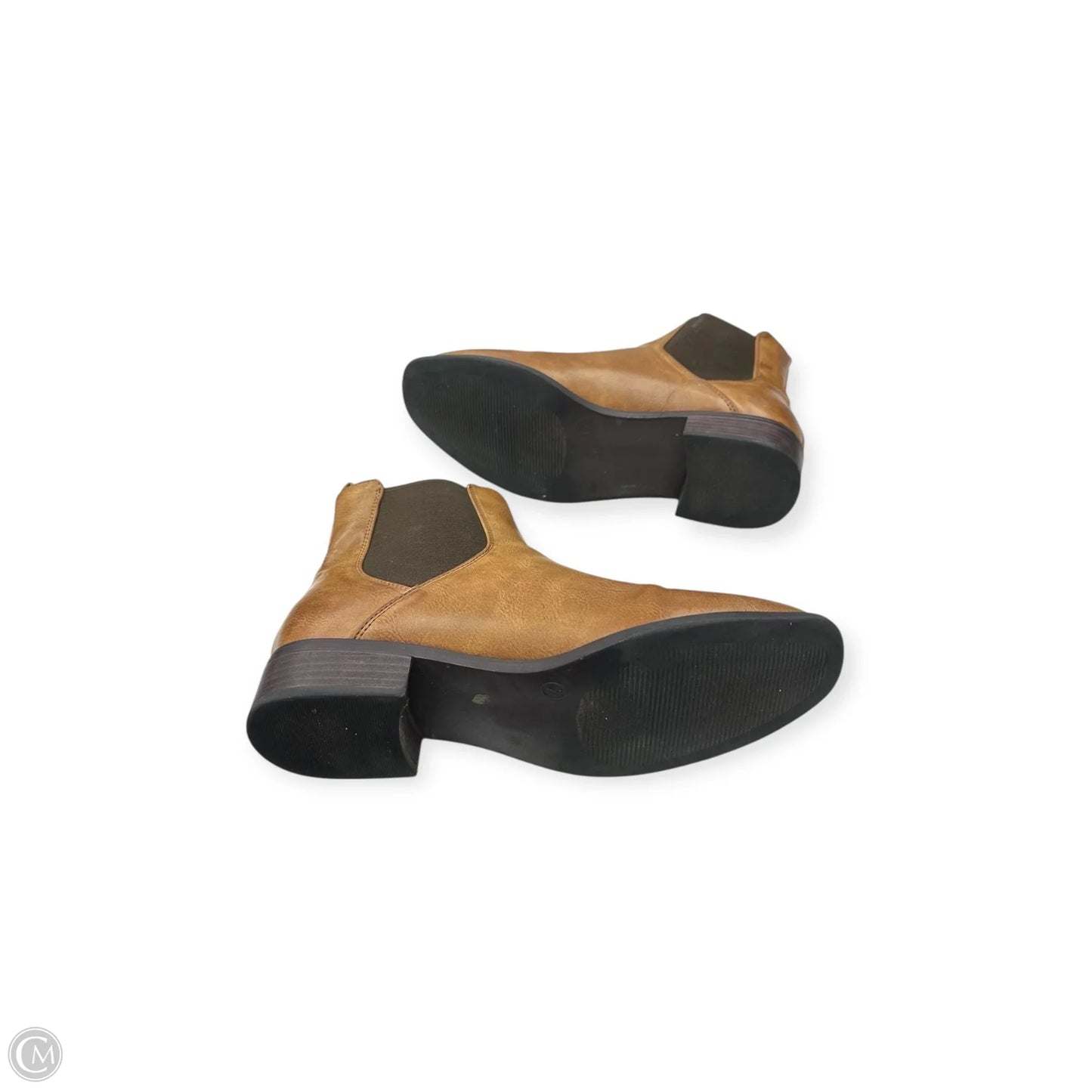 Boots Ankle Flats By Loft In Brown, Size: 7