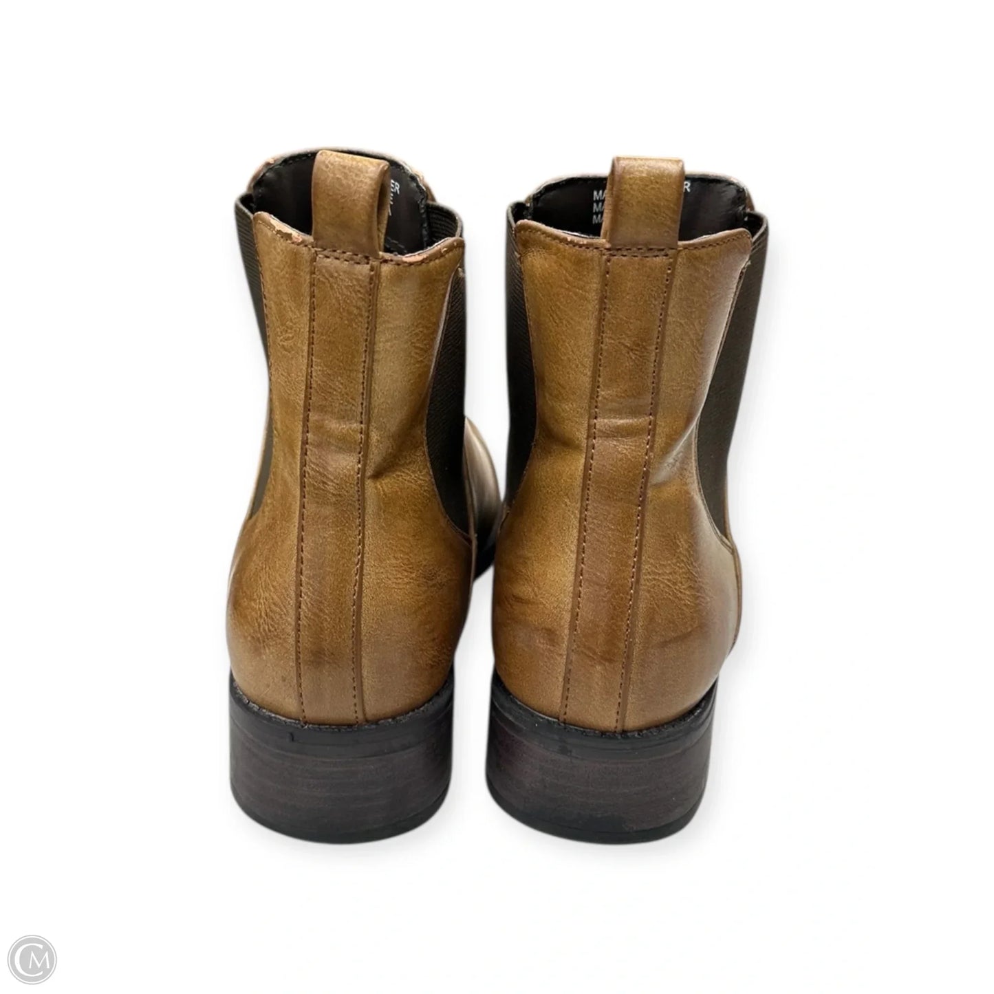 Boots Ankle Flats By Loft In Brown, Size: 7