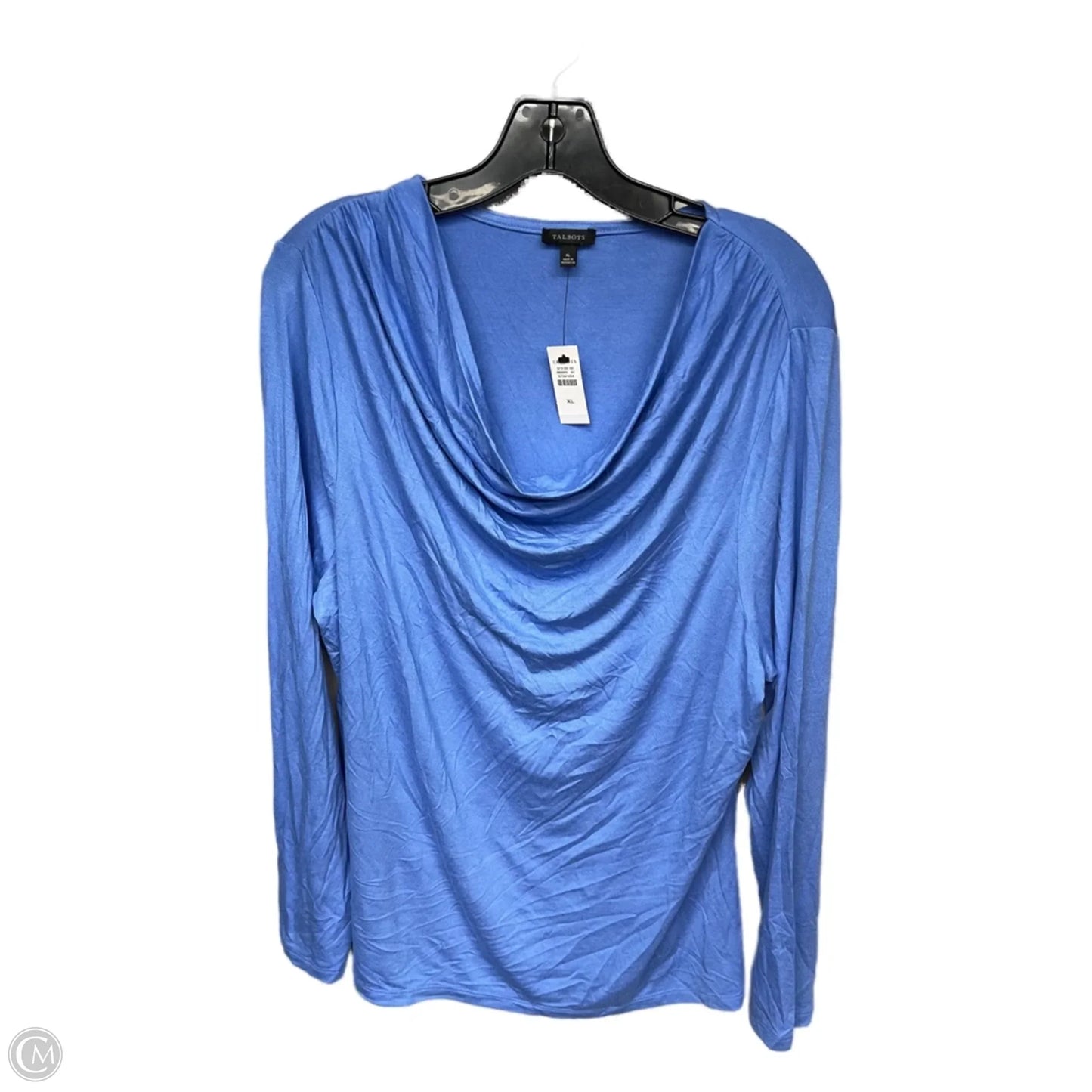 Top Long Sleeve By Talbots In Blue, Size: Xl