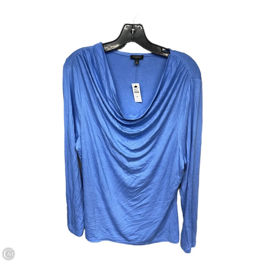Top Long Sleeve By Talbots In Blue, Size: Xl
